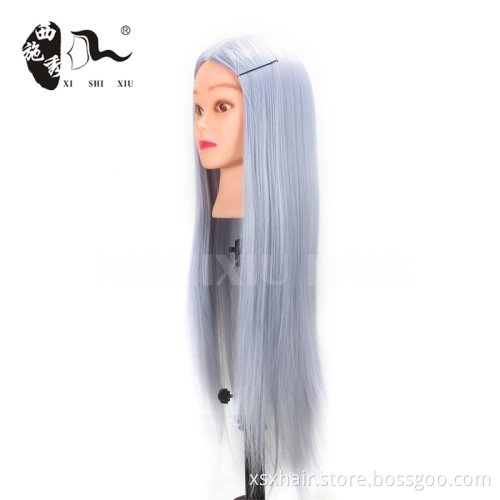 fashionable styles not 100% human hair training doll head wholesale for training school